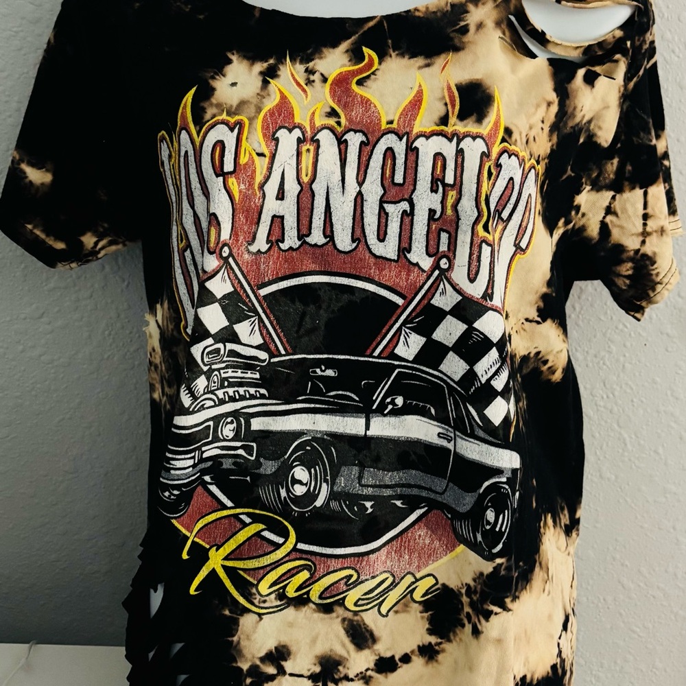 #SOLD#  Los Angeles Racer Tie-Dye T-Shirt